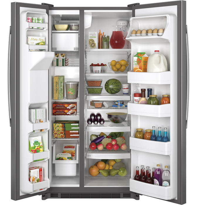 GE® ENERGY STAR® 21.8 Cu. Ft. Side-By-Side Refrigerator