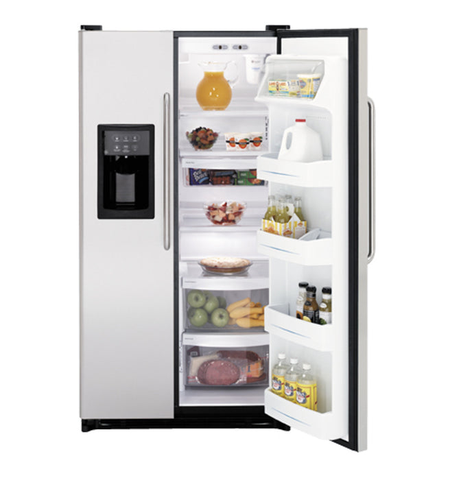 GE® ENERGY STAR® 24.9 Cu. Ft. Capacity Side-By-Side Refrigerator with Dispenser