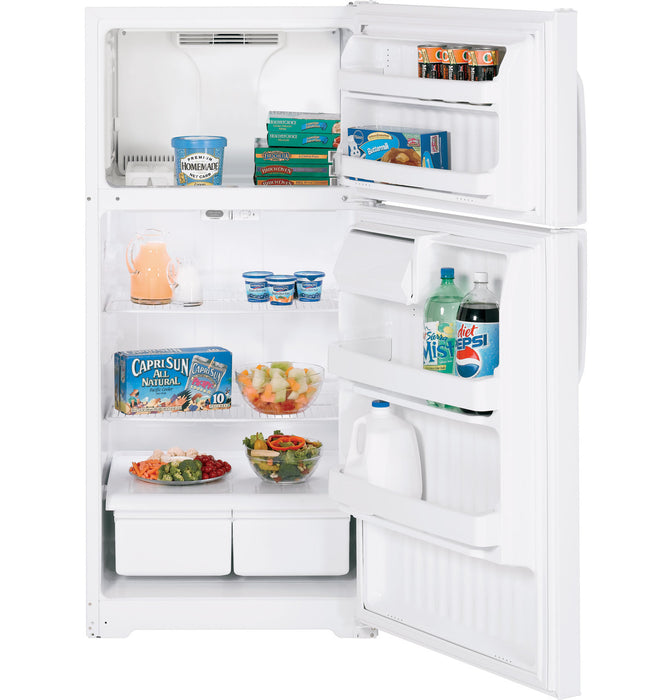 GE® ENERGY STAR® 16.6 Cu. Ft. Top-Freezer Refrigerator