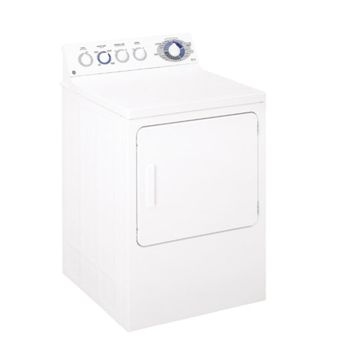 GE® Super 7.0 Cu. Ft. Capacity Gas Dryer with Stainless Steel Drum