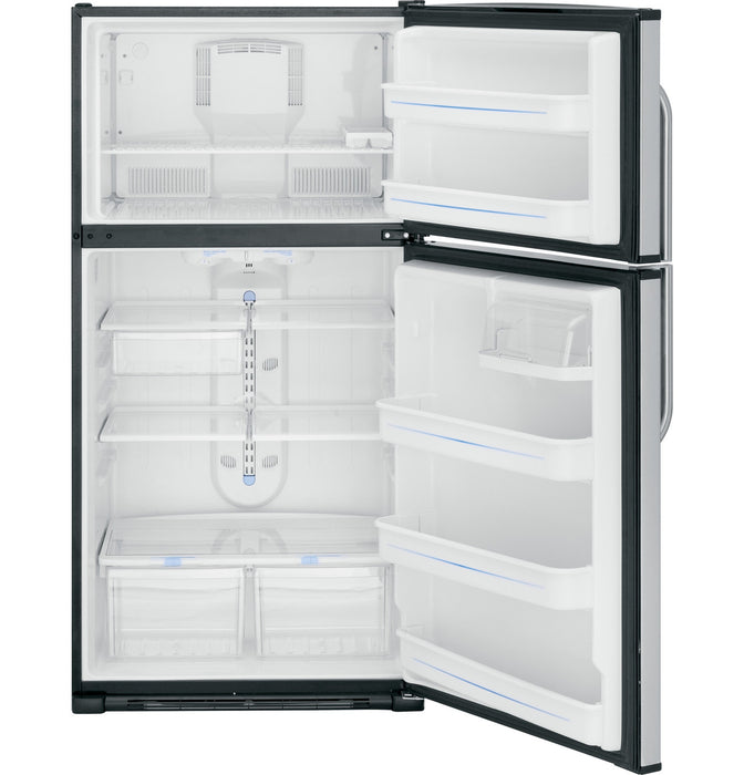 GE® ENERGY STAR® 21.0 Cu. Ft. Stainless Top-Freezer Refrigerator