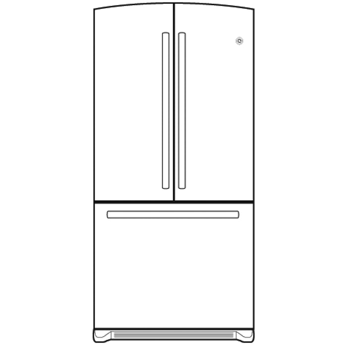 GE® ENERGY STAR® 22.0 Cu. Ft. French-Door Refrigerator