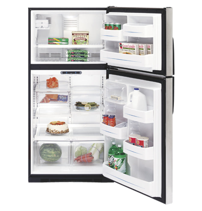 GE® ENERGY STAR® 21.7 Cu. Ft. Stainless Top-Freezer Refrigerator