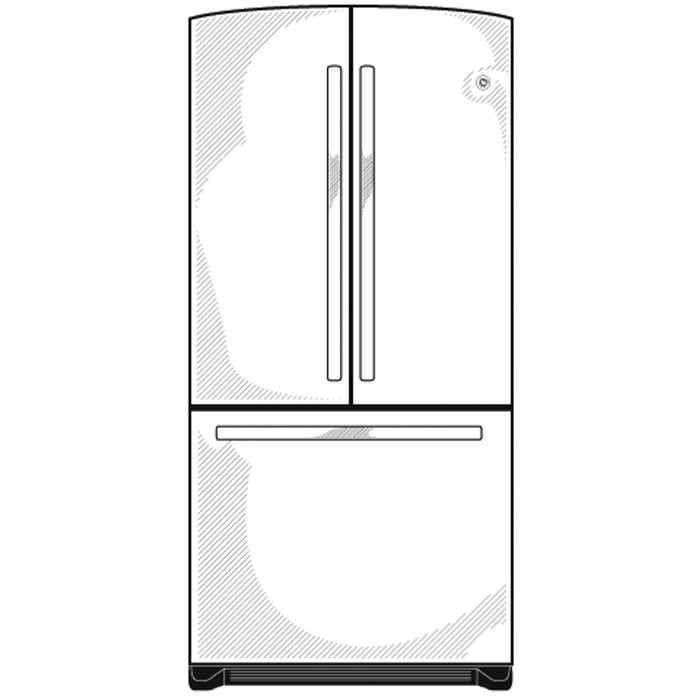 GE® ENERGY STAR® 25.9 Cu. Ft. French-Door Refrigerator with Icemaker