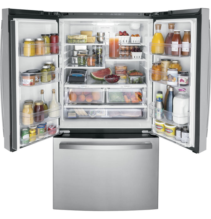 GE® ENERGY STAR® 27.0 Cu. Ft. Fingerprint Resistant French-Door Refrigerator