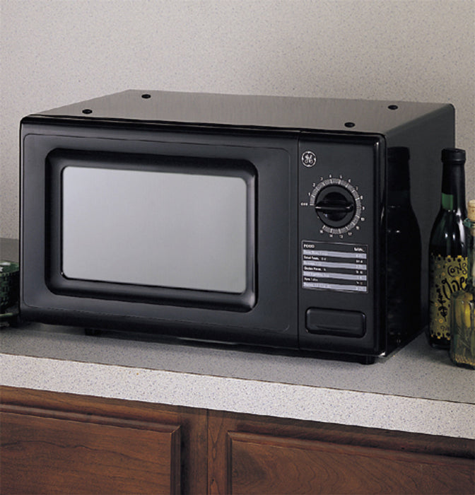 GE® Compact .7 Cu.Ft. Capacity, 700 Watt Microwave Oven with Mechanical Dial Control