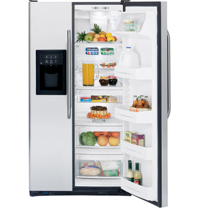 GE® ENERGY STAR® 23.1 Cu. Ft. Stainless Side-By-Side Refrigerator with Dispenser