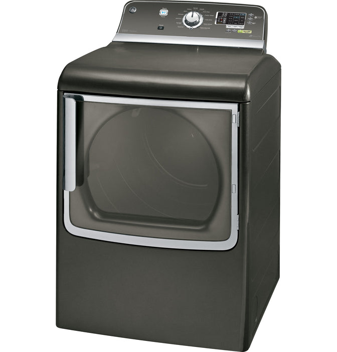 GE® 7.8 cu. ft. capacity electric dryer with stainless steel drum and steam