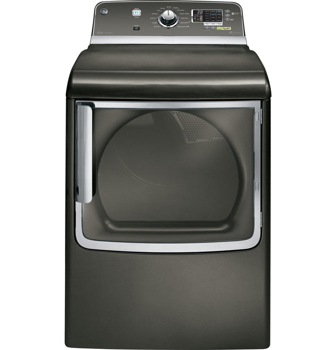 GE® 7.8 cu. ft. capacity electric dryer with stainless steel drum and steam