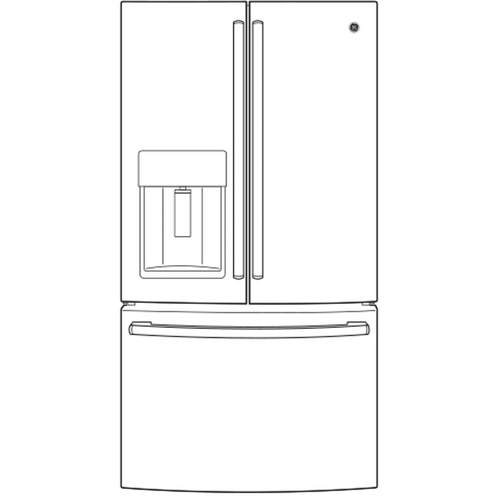 GE® ENERGY STAR® 25.8 Cu. Ft. French-Door Refrigerator