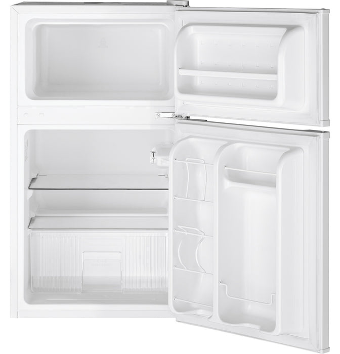 GE® Double-Door Compact Refrigerator