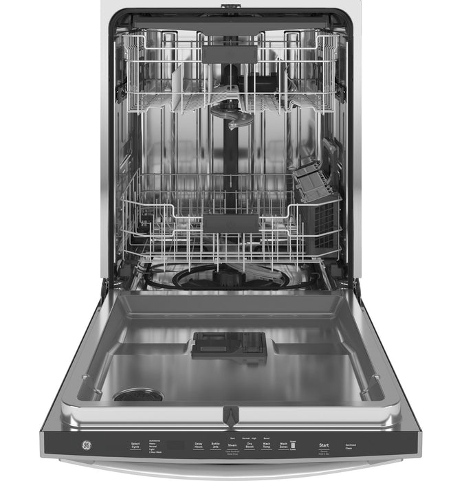 GE® ENERGY STAR® Top Control with Stainless Steel Interior Dishwasher with Sanitize Cycle & Dry Boost with Fan Assist