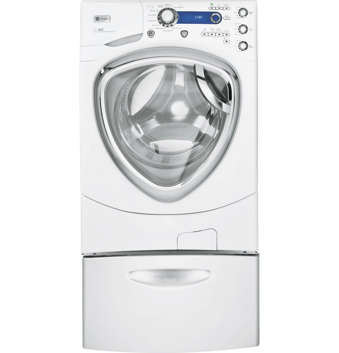 GE Profile™ Series 4.3 DOE cu. ft. stainless steel capacity frontload washer with Steam