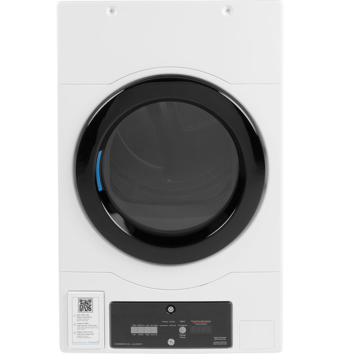 GE® Commercial 7.7 cu. ft. Capacity Gas Dryer with Built-In App-Based Payment System SITE WIFI REQUIRED, Stacking Unit