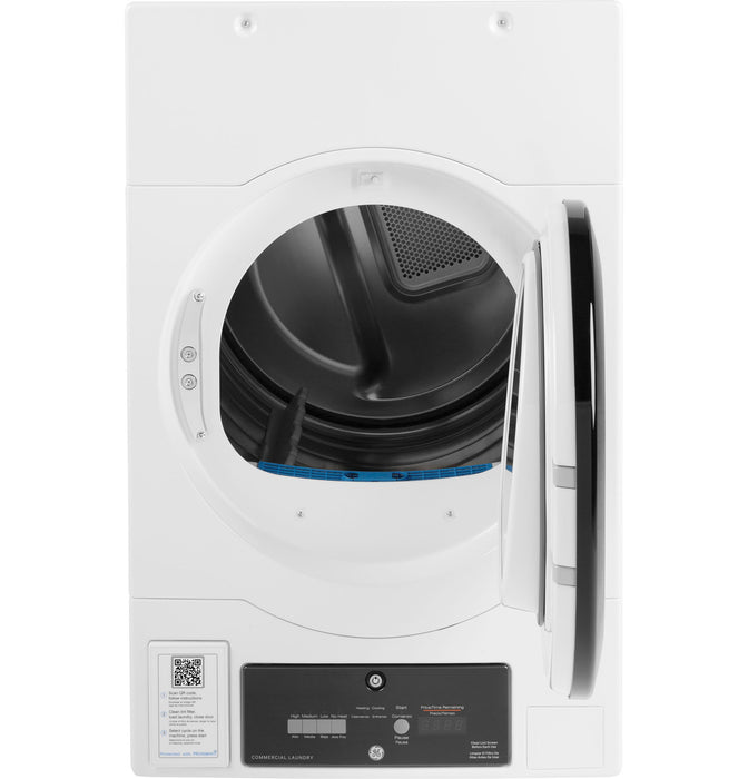 GE® Commercial 7.7 cu. ft. Capacity Gas Dryer with Built-In App-Based Payment System SITE WIFI REQUIRED, Stacking Unit