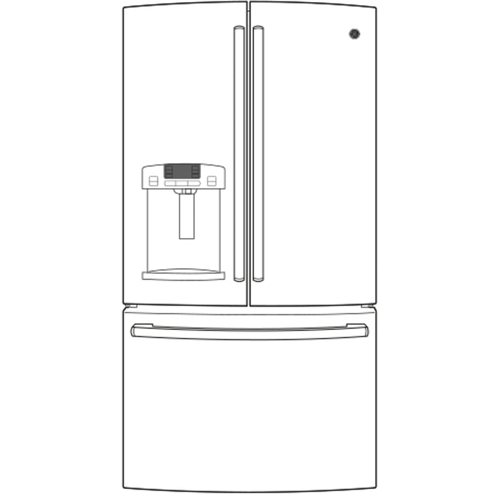 GE® ENERGY STAR® 25.7 Cu. Ft. French-Door Refrigerator