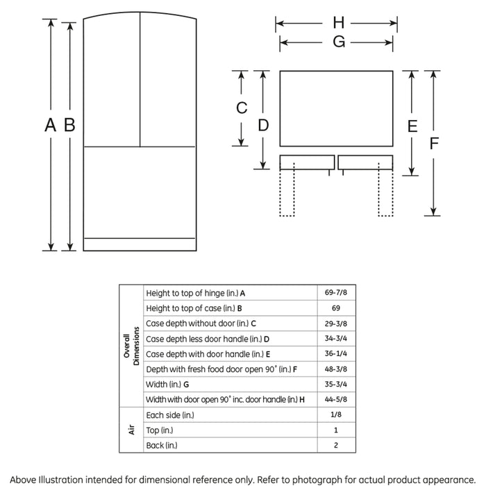 GE® ENERGY STAR® 25.7 Cu. Ft. French-Door Refrigerator