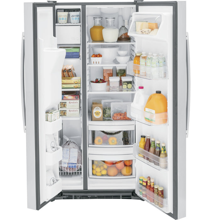 GE® ENERGY STAR® 23.0 Cu. Ft. Side-By-Side Refrigerator