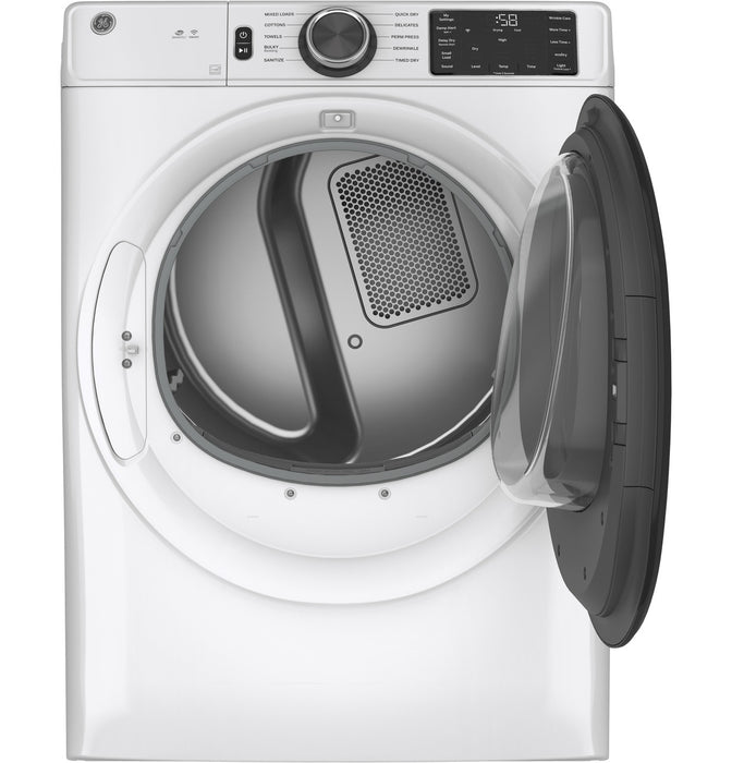 GE® ENERGY STAR® Long Vent 7.8 cu. ft. Capacity Smart Electric Dryer with Sanitize Cycle