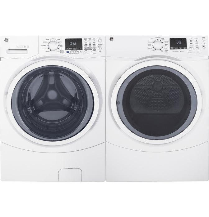 GE® 7.5 cu. ft. capacity Front Load gas dryer with steam