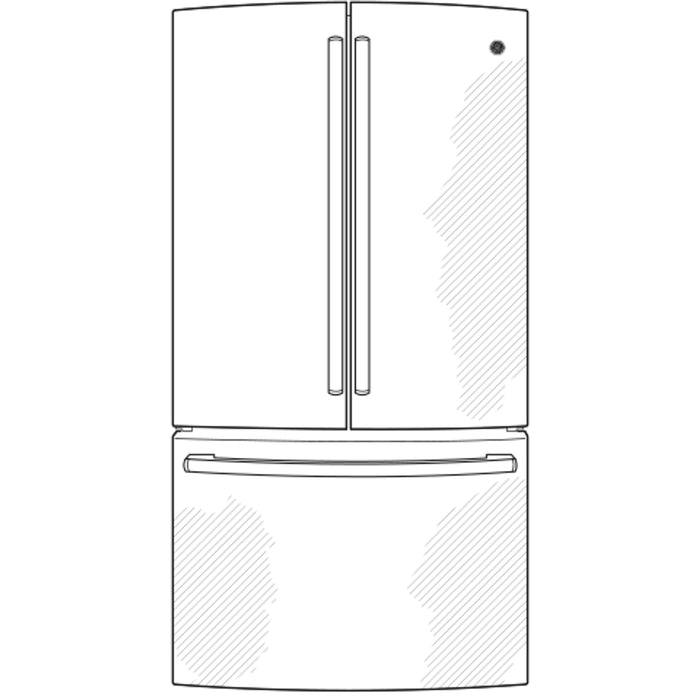 GE® ENERGY STAR® 28.5 Cu. Ft. French-Door Refrigerator