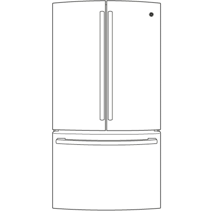 GE® 26.3 Cu. Ft. French-Door Refrigerator