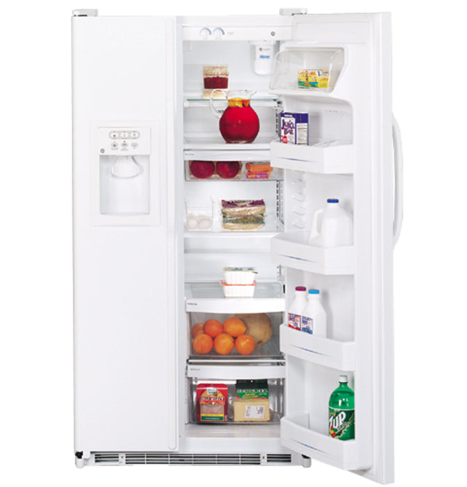 GE® 24.9 Cu. Ft. ENERGY STAR® Side-By-Side Refrigerator with Dispenser