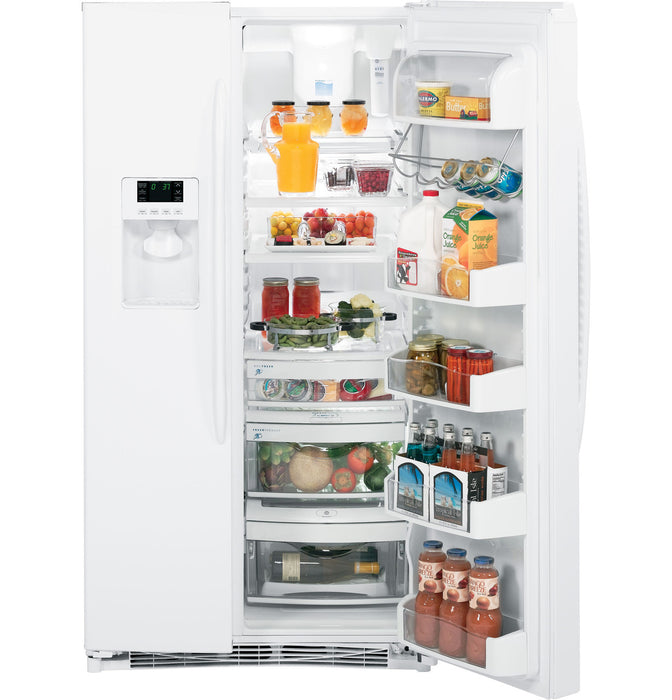 GE Profile™ ENERGY STAR® 25.6 Cu. Ft. Side-By-Side Refrigerator with Dispenser