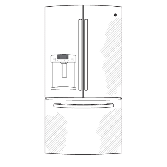 Adora series by GE® 27.7 Cu. Ft. French-Door Refrigerator