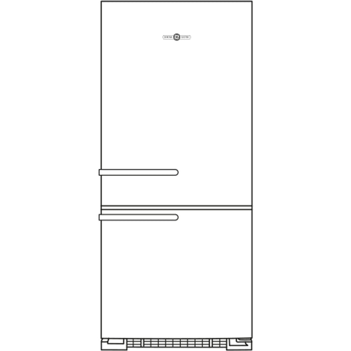 GE Artistry™ Series ENERGY STAR® 21.0 Cu. Ft. Bottom Freezer Refrigerator