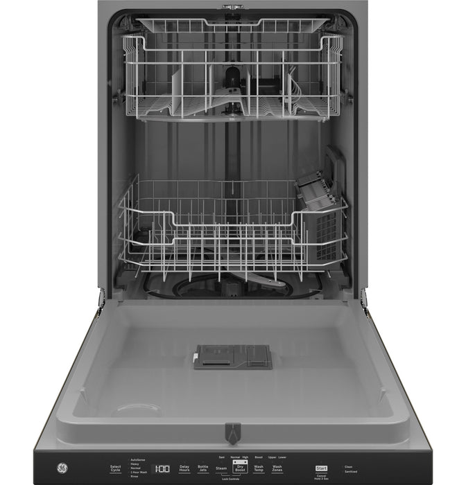 GE® ENERGY STAR® Top Control with Plastic Interior Dishwasher with Sanitize Cycle & Dry Boost