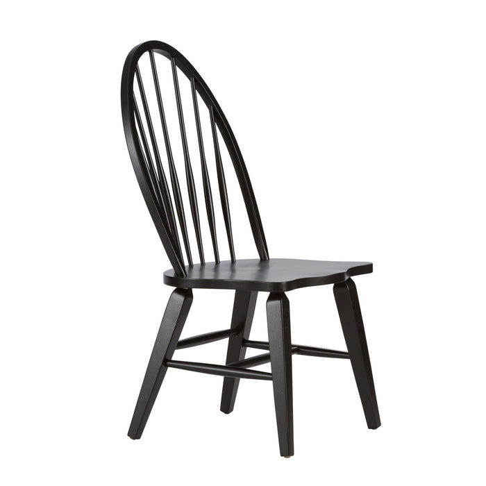 Hearthstone Ridge - Windsor Back Side Chair - Black