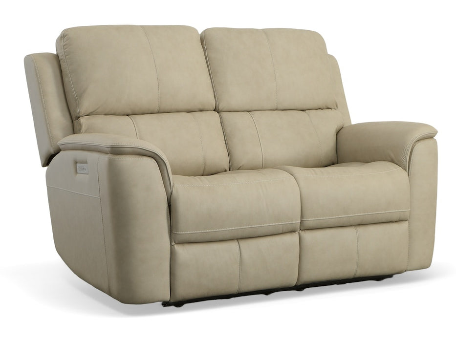 Henry Power Reclining Loveseat with Power Headrests and Lumbar