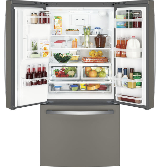 GE® ENERGY STAR® 17.5 Cu. Ft. Counter-Depth French-Door Refrigerator