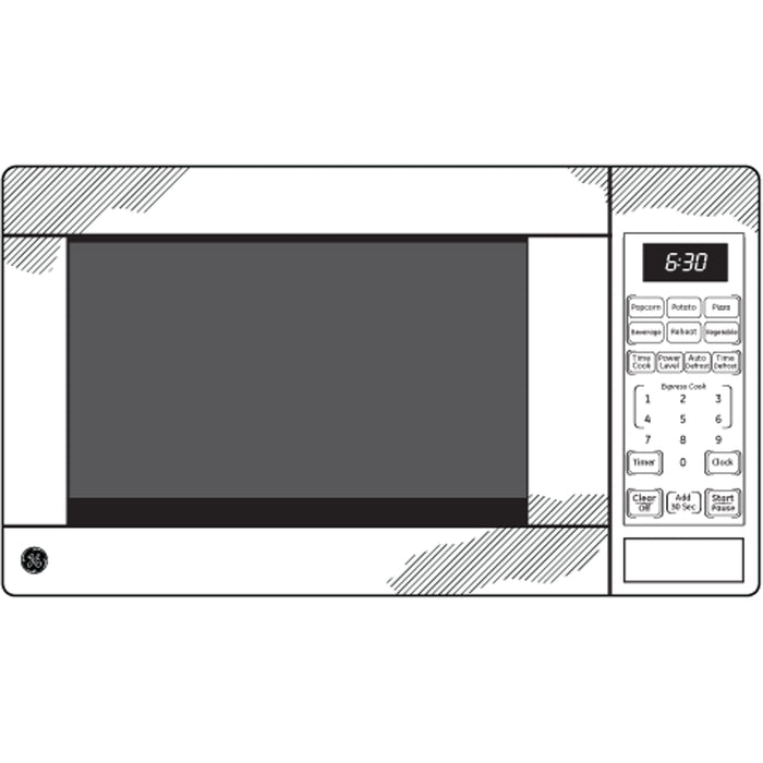 GE® 1.1 Cu. Ft. Capacity Countertop Microwave Oven