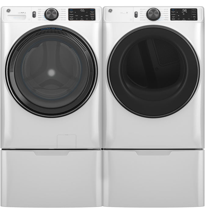 GE® ENERGY STAR® 7.8 cu. ft. Capacity Smart Front Load Electric Dryer with Steam and Sanitize Cycle